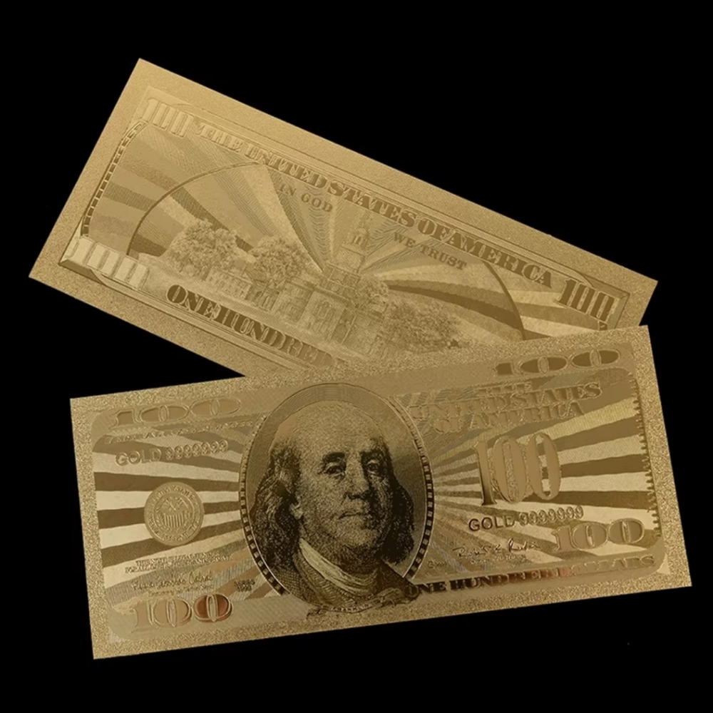 Money magnet Golden dollar